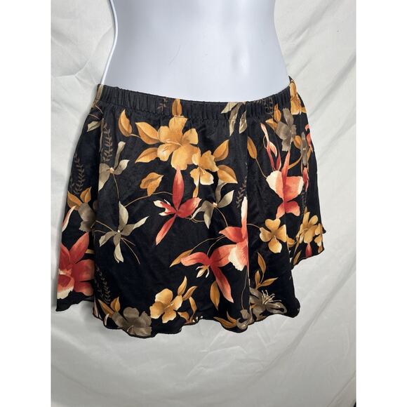 South Point Jantzen 2 Piece Swimsuit Bra Top Skort Tropical Floral Print Size 12 - Picture 3 of 7